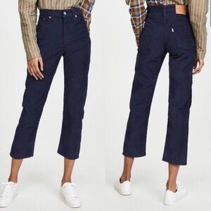 LEVI’S WEDGIE STRAIGHT FIT CORDUROY PANTS
